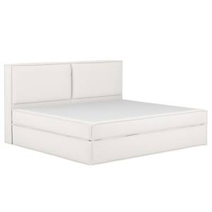 Familiebed boxspring KINX Stof KINX: Wit - 240 x 200cm - H2 zacht