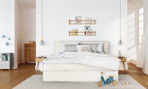 Letto boxspring familiare KINX Tessuto KINX: bianco - 240 x 200cm - H2