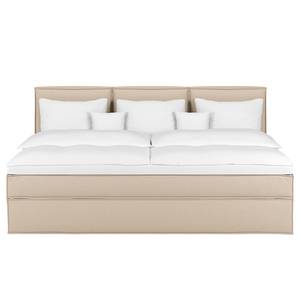 XXL-Boxspring-Familienbett KINX Stoff KINX: Beige - 270 x 200cm - H2