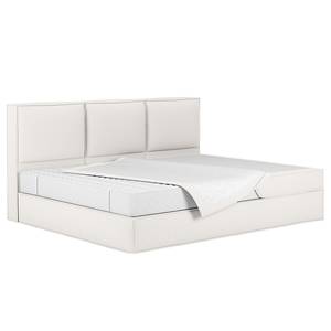 Familiebed boxspring KINX Stof KINX: Wit - 270 x 200cm - H2 zacht