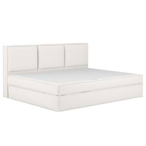 Familiebed boxspring KINX Stof KINX: Wit - 270 x 200cm - H2 zacht