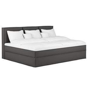 Familiebed boxspring KINX Stof KINX: Antracietkleurig - 270 x 200cm - H2 zacht