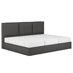 Familiebed boxspring KINX Stof KINX: Antracietkleurig - 270 x 200cm - H2 zacht