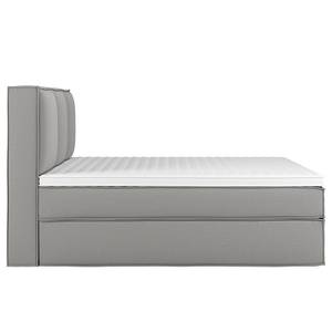 Familiebed boxspring KINX Stof KINX: Grijs - 270 x 200cm - H2 zacht