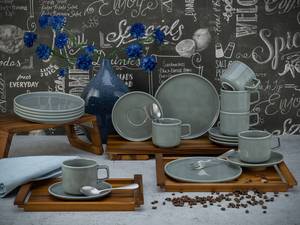 Servizio da caffè Chef Collection Porcellana - Set da 18 - Grigio