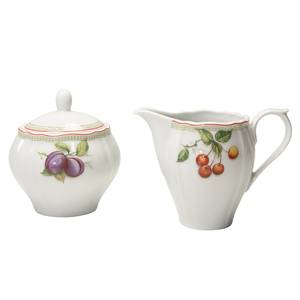 Pichet à lait et sucrière Flora Orchard Porcelaine - Multicolore - 2 éléments