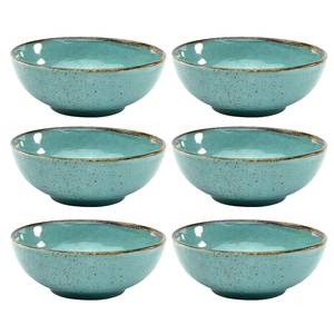 Mueslikom Nature Collection set van 6 aardewerk - Turquoise