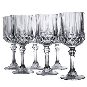 Verres à vin rouge Longchamp Eclat Verre transparent - Transparent - Lot de 6