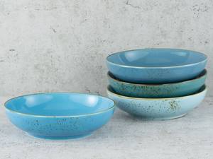 Bols Nature Collection - Lot de 4 Grès - Aqua - Diamètre : 225 cm