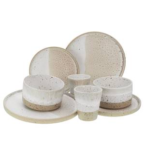 Kombiservice Cosmos White Pepper Steinzeug - Beige - 8-teilig