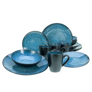 Servizio da tavola Capri Grès - Blu - Set da 16