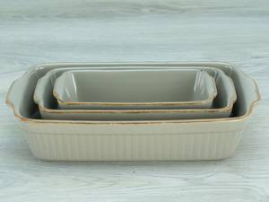 Ovenschaal Classic Vintage aardewerk - Taupe