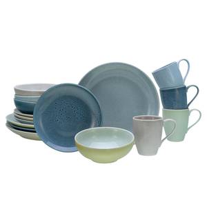 Servizio da tavola Reactive Grès - Set da 16 - Grigio blu