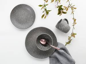 Servizio da tavola Granit Grès - Grigio scuro - Set da 16