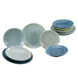 Servizio da tavola Reactive Grès - Set da 12 - Grigio blu