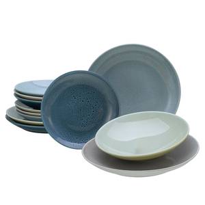 Servizio da tavola Reactive Grès - Set da 12 - Grigio blu