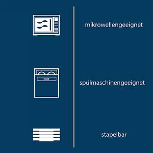 Servierschale Streat Food Box Steinzeug - 2er-Set - Schwarz