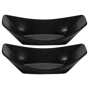 Scodella da portata Streat Food Boat Grès - Set da 2 - Nero - 24 x 14 cm