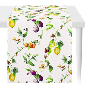 Tovaglia 6851 Poliestere / Cotone - bianco / Multicolore - 48 x 140 cm