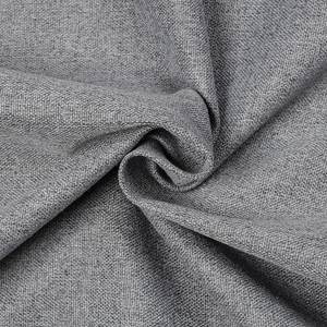 Rideau à œillets Fidal Polyester - Gris - Gris