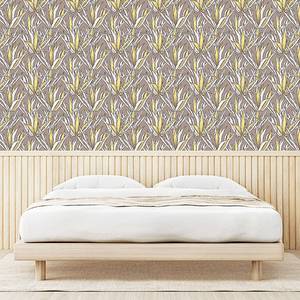 Papier peint Boho PVC - Beige / Jaune - Hauteur : 90 cm