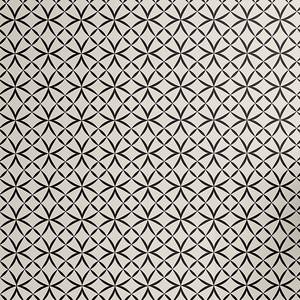 Papier peint Victorian PVC - Blanc / Noir - Hauteur : 90 cm