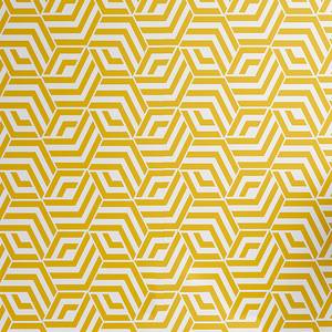 Papier peint Lattice PVC - Jaune - Hauteur : 90 cm