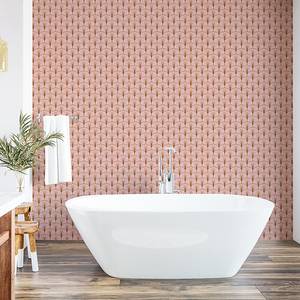 Papier peint Blush Pink PVC - Rose - Hauteur : 90 cm