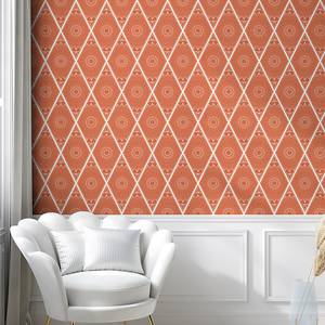 Papier peint Abstract - Type B PVC - Orange - Hauteur : 90 cm