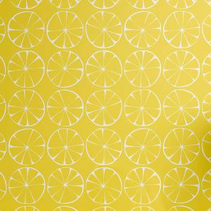 Papier peint Zitronen PVC - Jaune - Hauteur : 250 cm