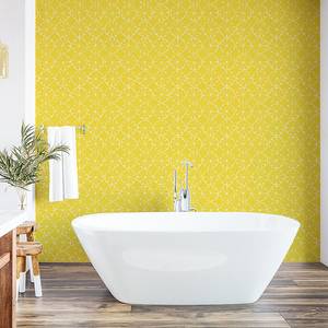 Papier peint Zitronen PVC - Jaune - Hauteur : 250 cm