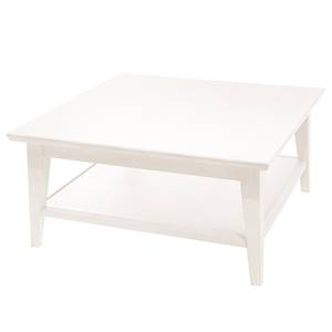 Table basse Casares - Type A Pin massif - Pin blanc - 90 x 90 cm