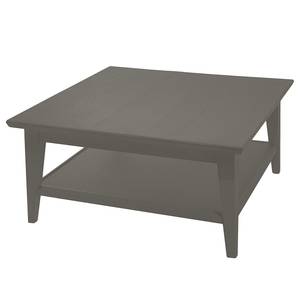 Table basse Casares - Type A Pin massif - Gris - 90 x 90 cm