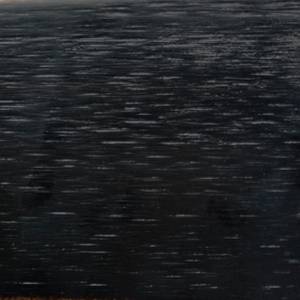 Table basse Casares verre - Type A Pin massif / Verre transparent - Noir - 90 x 90 cm