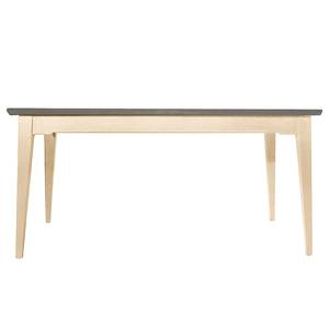 Eettafel Casares massief pijnboomhout - Grijs / Pijnboomhout creme - Breedte: 140 cm