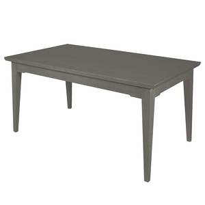 Table Casares Pin massif - Gris - Largeur : 140 cm