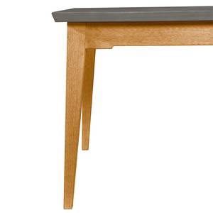 Table Casares Pin massif - Gris/Pin marron - Largeur : 140 cm