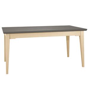 Eettafel Casares massief pijnboomhout - Grijs / Pijnboomhout creme - Breedte: 200 cm