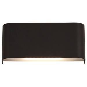 Lampada da parete 2 punti luce Match Box Acciaio / Alluminio - Nero