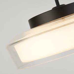 Hanglamp Puck staal/opaalglas - wit- 1 lichtbronnen