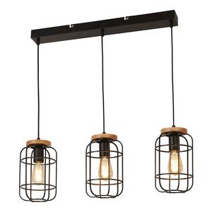 Hanglamp Vision Cage staal - zwart - 3 lichtbronnen