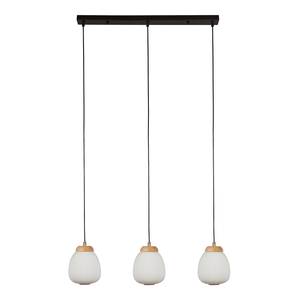 Hanglamp Ella staal/opaalglas - wit- 3 lichtbronnen