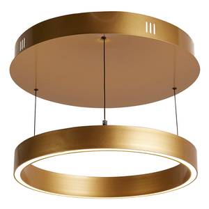 Hanglamp Layla Rond staal/aluminium - 1 lichtbron - Goud - Diameter: 44 cm