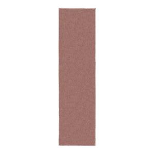 Tapis à poils hauts Sheen Polyester - Rose vieilli - 60 x 230 cm