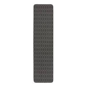 Tapis de couloir Argyll Polypropylène - Lavable - Anthracite - 57 x 230 cm