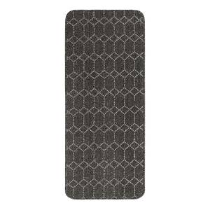 Tapis de couloir Argyll Polypropylène - Lavable - Anthracite - 50 x 120 cm