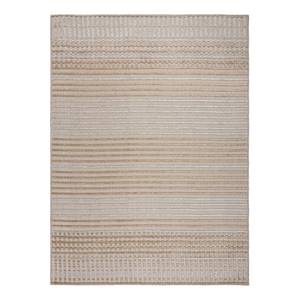 Tapis Elton Stripe Polypropylène / Tissu chenille - Lavable - Beige - 120 x 160 cm