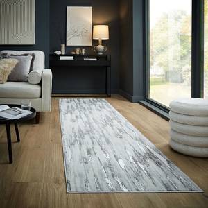 Tapis de couloir Gleam Polypropylène / Polyester - 80 x 300 cm - Gris