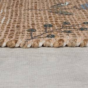 Jute vloerkleed Arriana Floral jute - beige - 160 x 230 cm