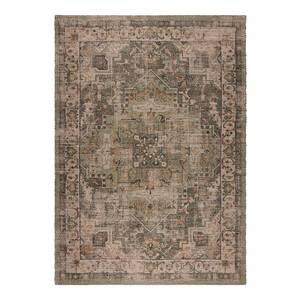 Tapis en jute Selena Traditional Jute - Vert / Beige - 80 x 150 cm